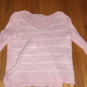 Abercrombie pink sweater